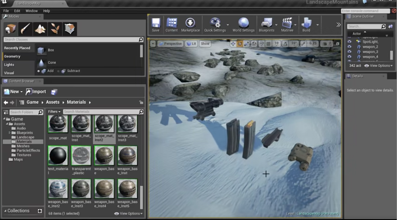 UE4游戏武器开发流程教学-25集(附工程源文件下载)
