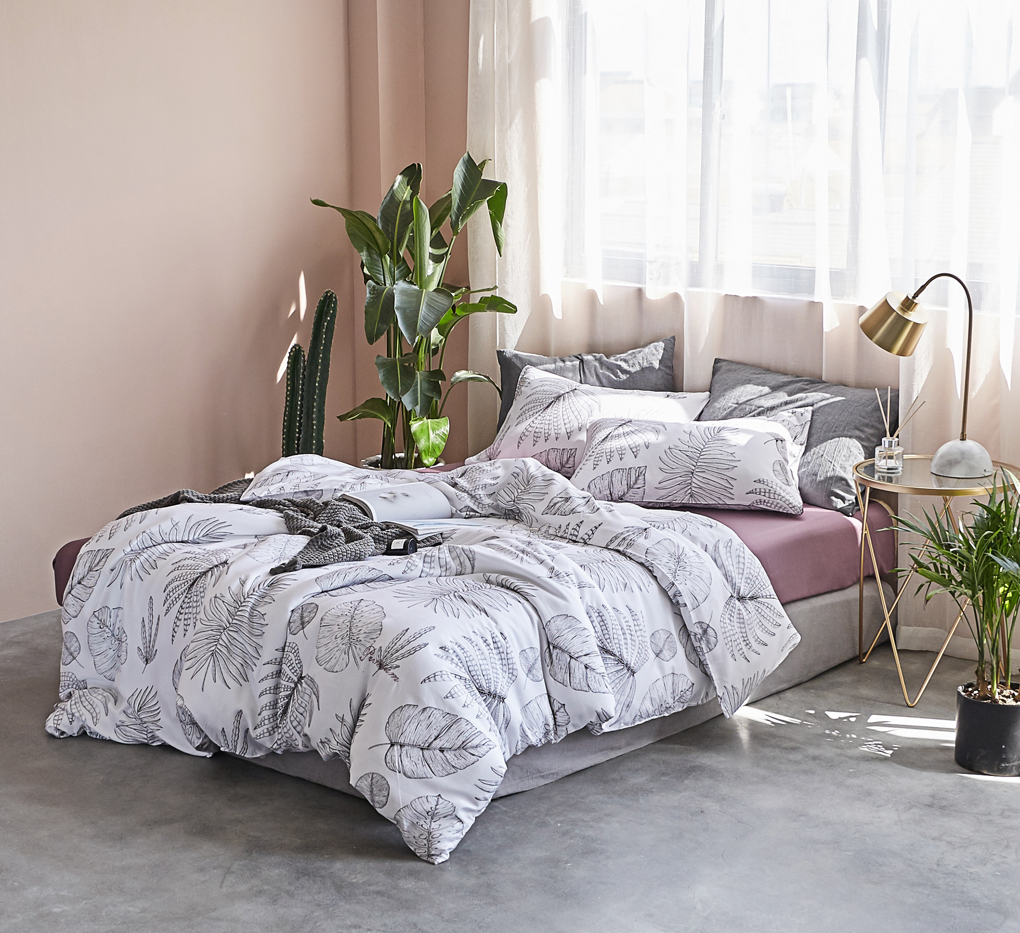 床上用品拍摄-天丝四件套