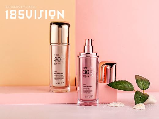 化妆品创意场景摄影，防晒霜拍摄 美肤品拍摄