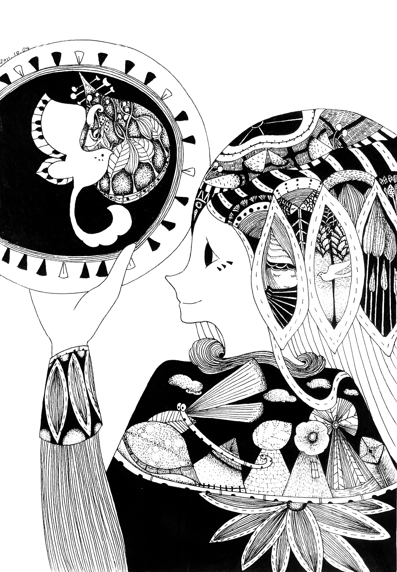 【插曲】（图ZMzQwODA3NTI=） - 艺术插画 - 站酷设计师早寻原创素材 - 站酷ZCOOL