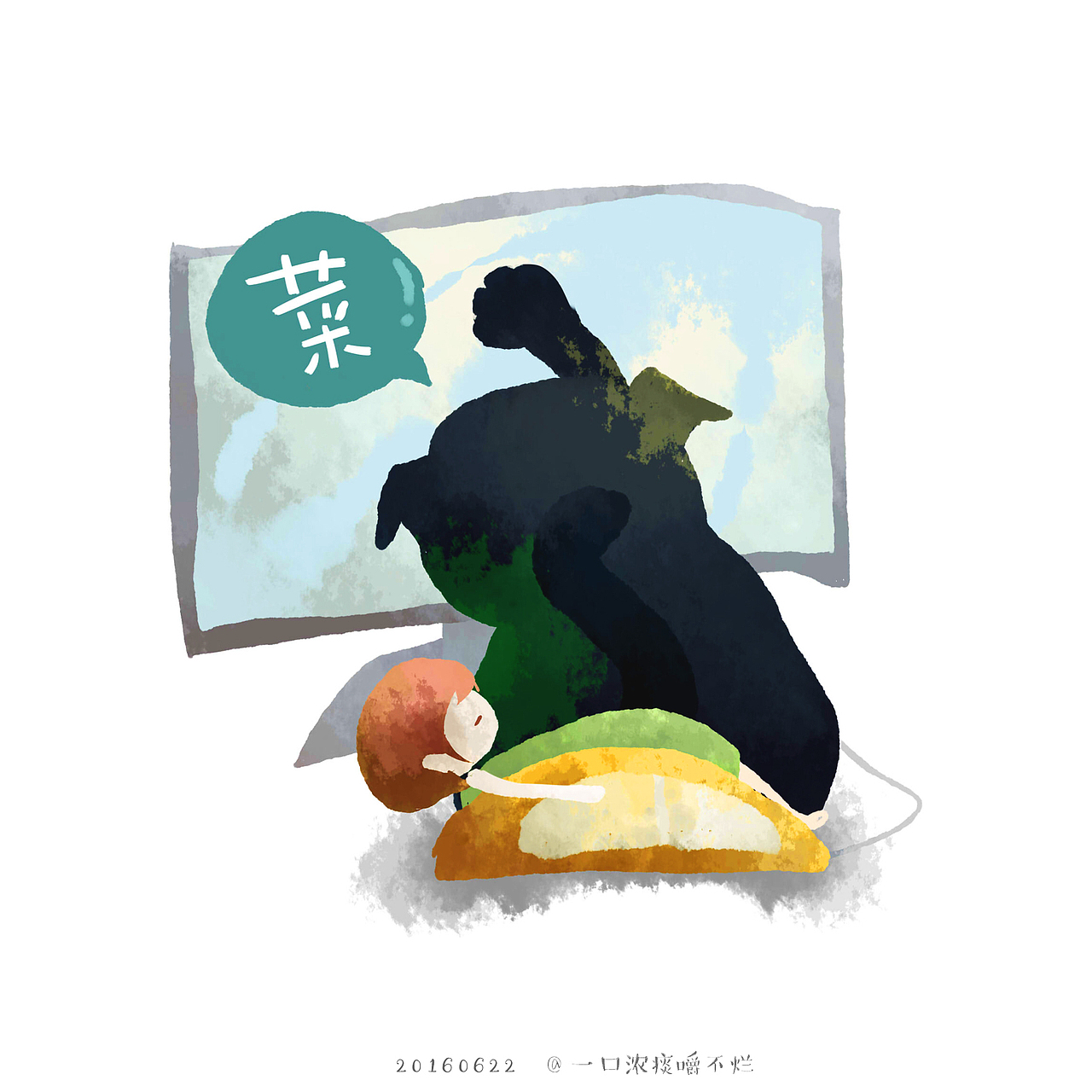 既然这样我翻点老本儿出来吧（图ZODc4MDMzMDg=） - 艺术插画 - 站酷设计师废柴女友原创素材 - 站酷ZCOOL