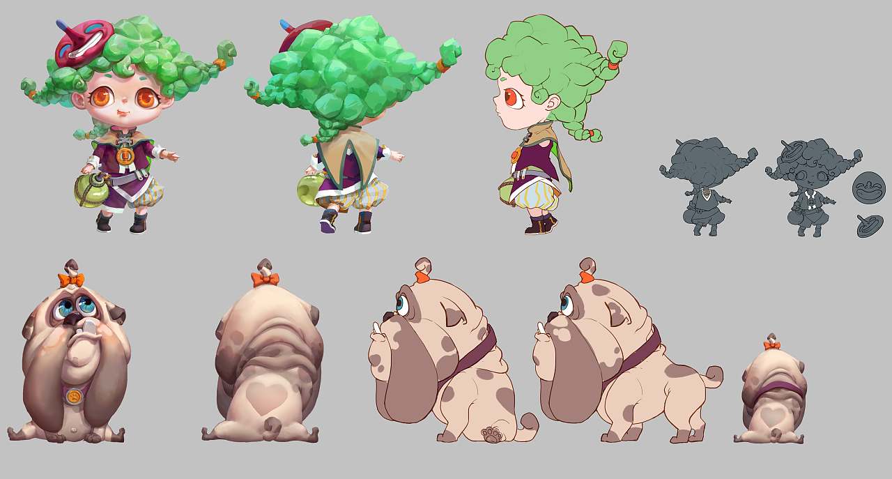 萌哒人设以及它的宠物二缺（图ZMTQ5MjIzNTcy） - 概念设定 - 站酷设计师木蝣设计工作室原创素材 - 站酷ZCOOL