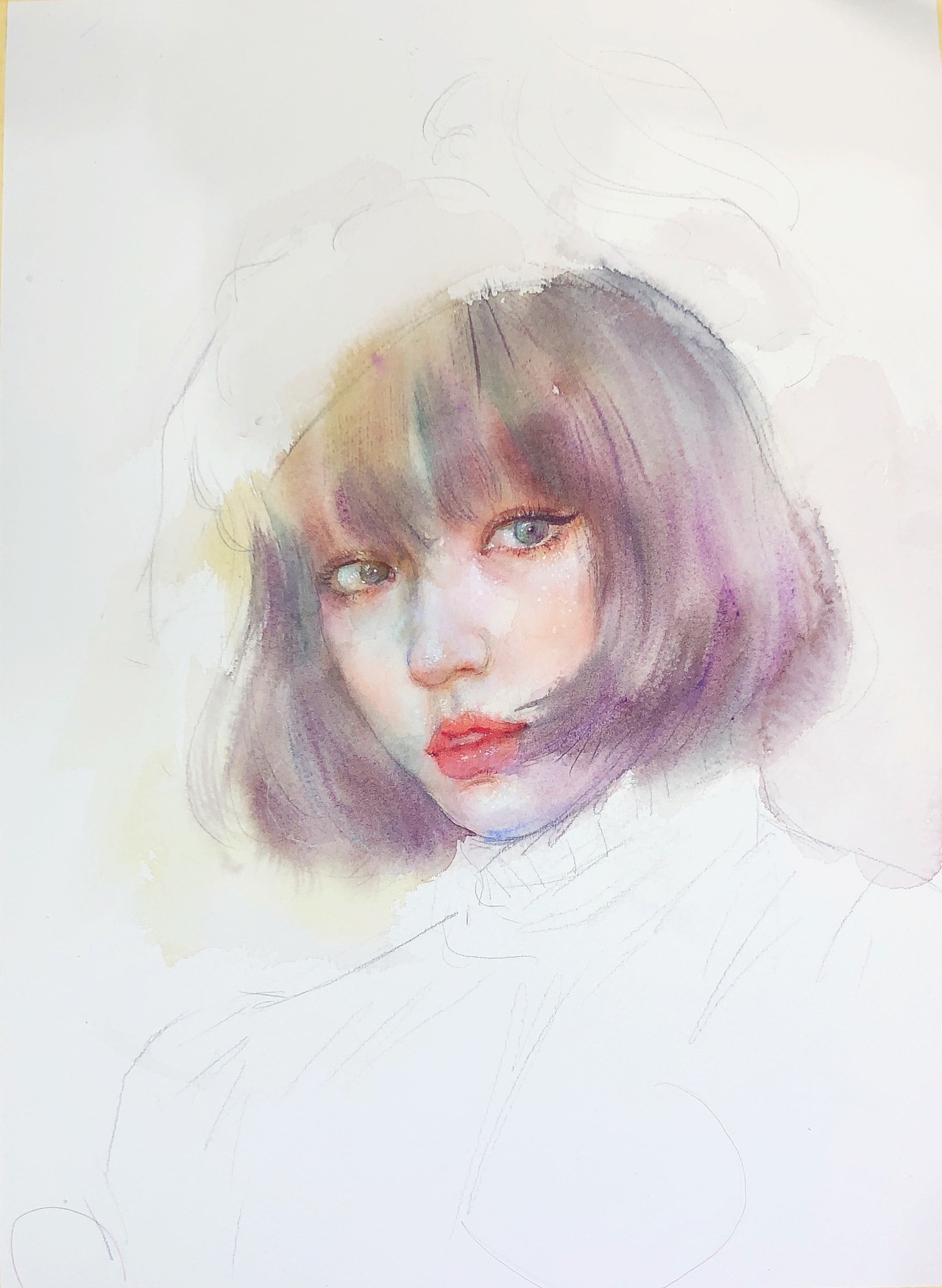 水彩人物（图ZMTkyMTgyNDQw） - 绘画 - 站酷设计师Ruby_鹿大人原创素材 - 站酷ZCOOL