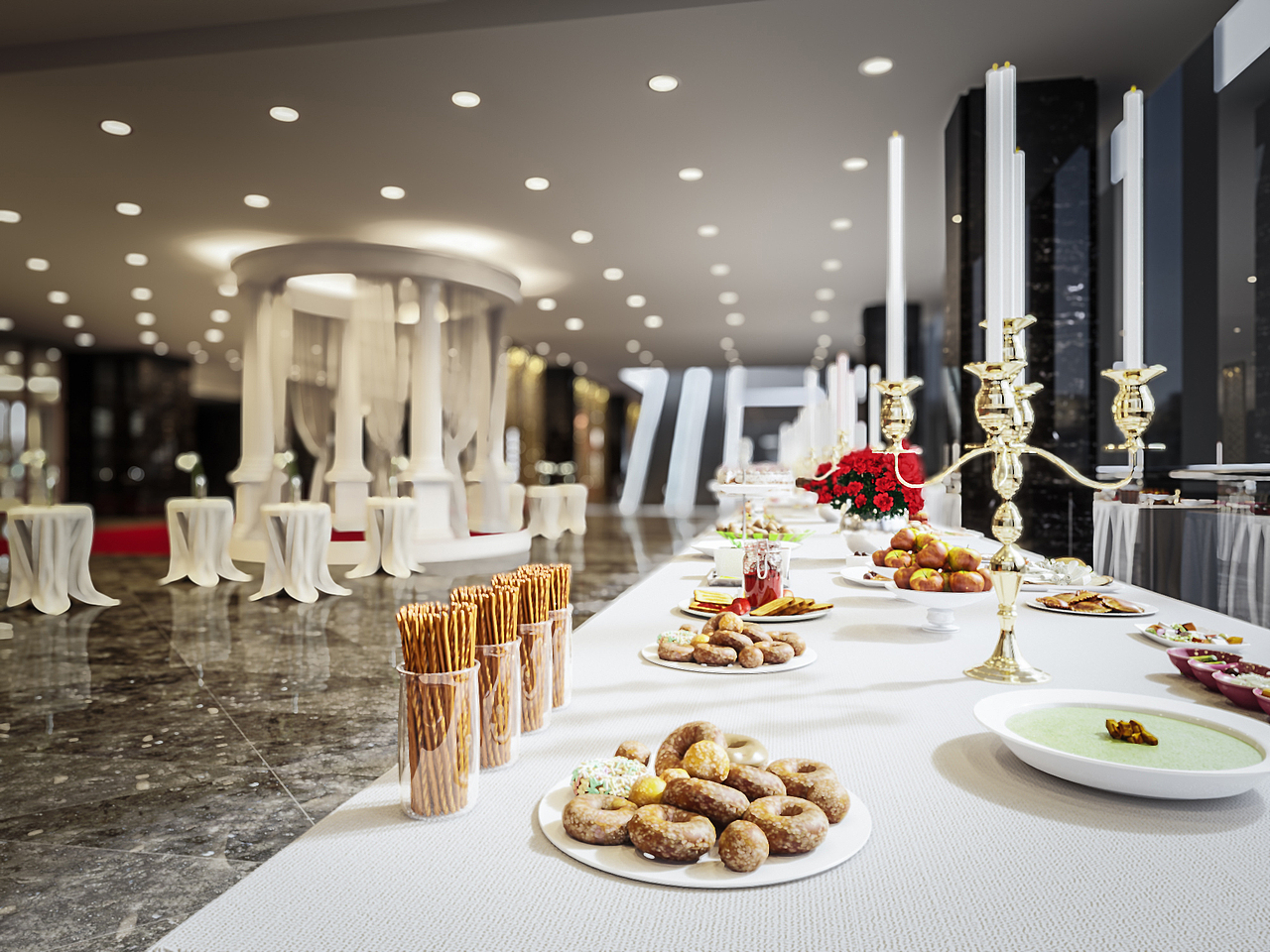 婚礼活动舞台类效果图集合