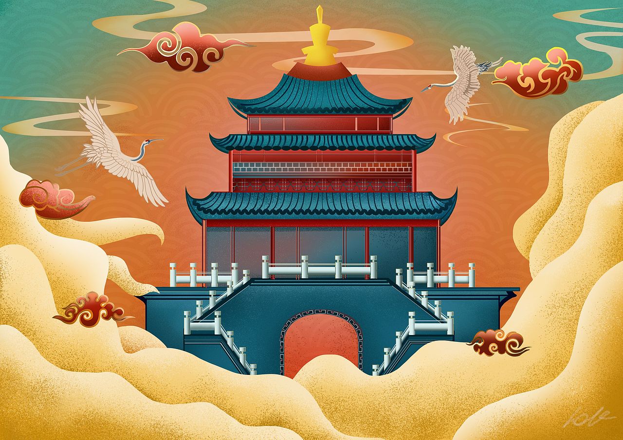 原创场景插画（图ZMjE4NzE5NzE2） - 概念设定 - 站酷设计师二三可可原创素材 - 站酷ZCOOL