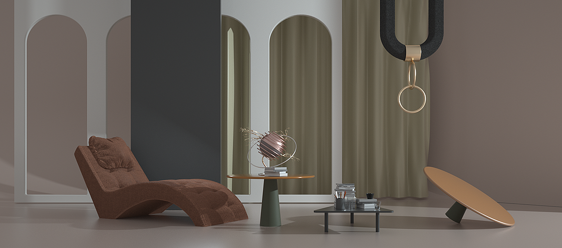 场景渲染练习 | 家居场景海报