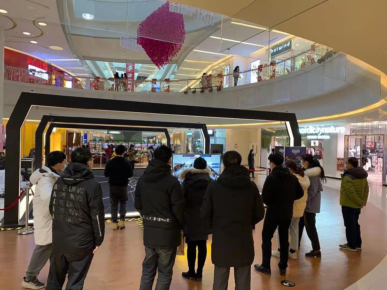 未来战场北京财富中心临时活动落地