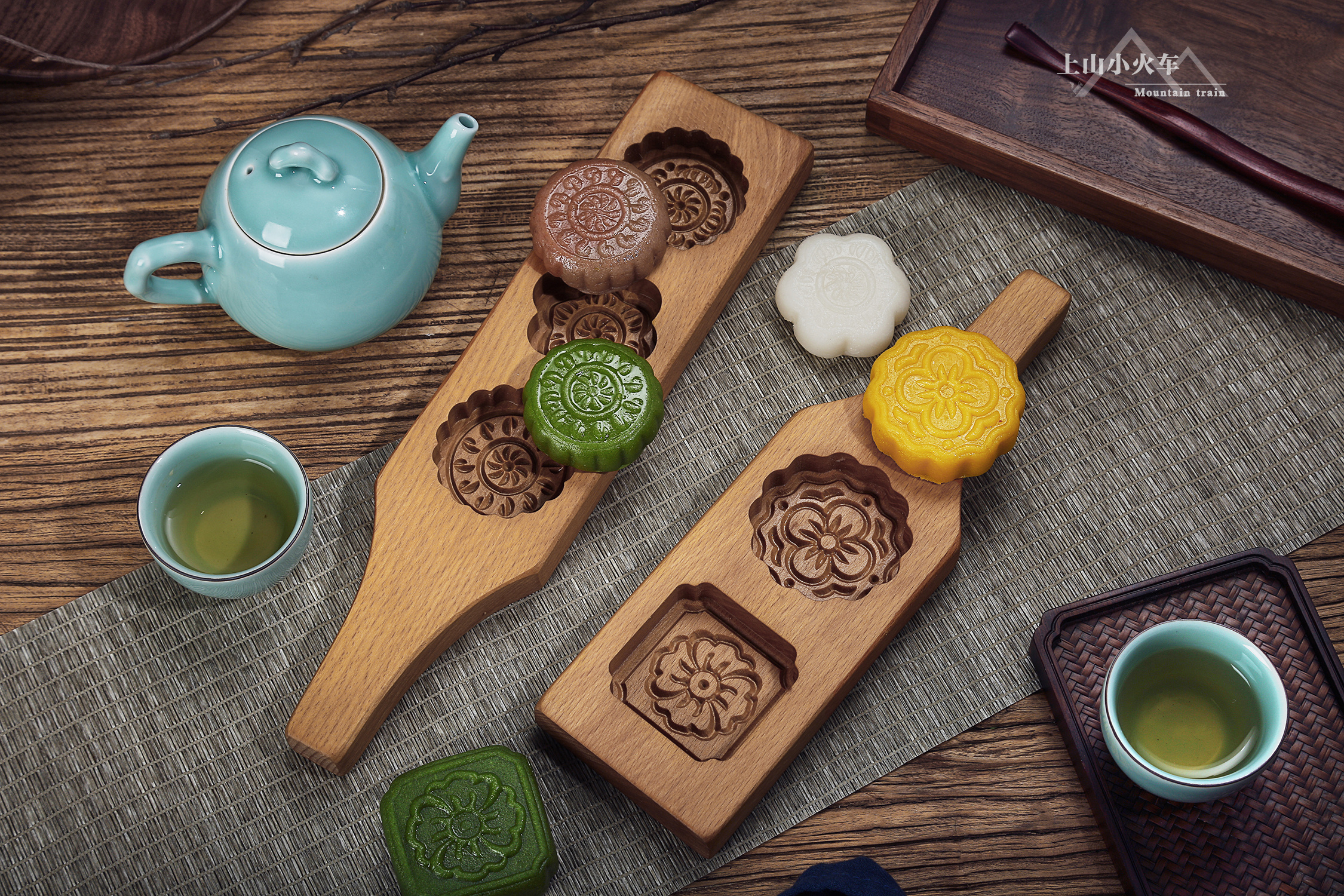 木制烘焙月饼模具木质冰皮月饼紫薯绿豆山药糕巧果模具-阿里巴巴