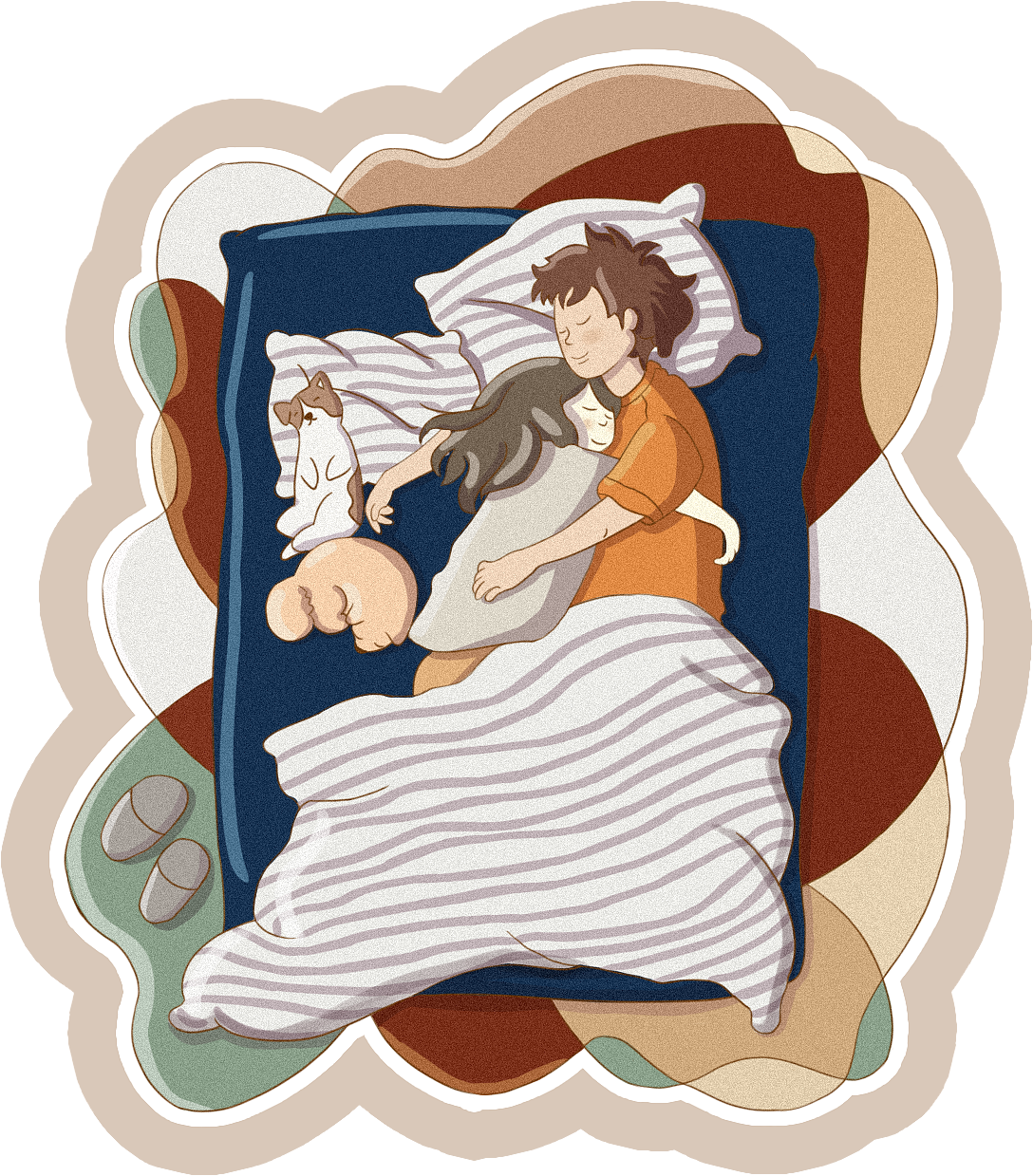 情侣相处插画（图ZMTcxMDgzNjk2） - 艺术插画 - 站酷设计师南九零原创素材 - 站酷ZCOOL