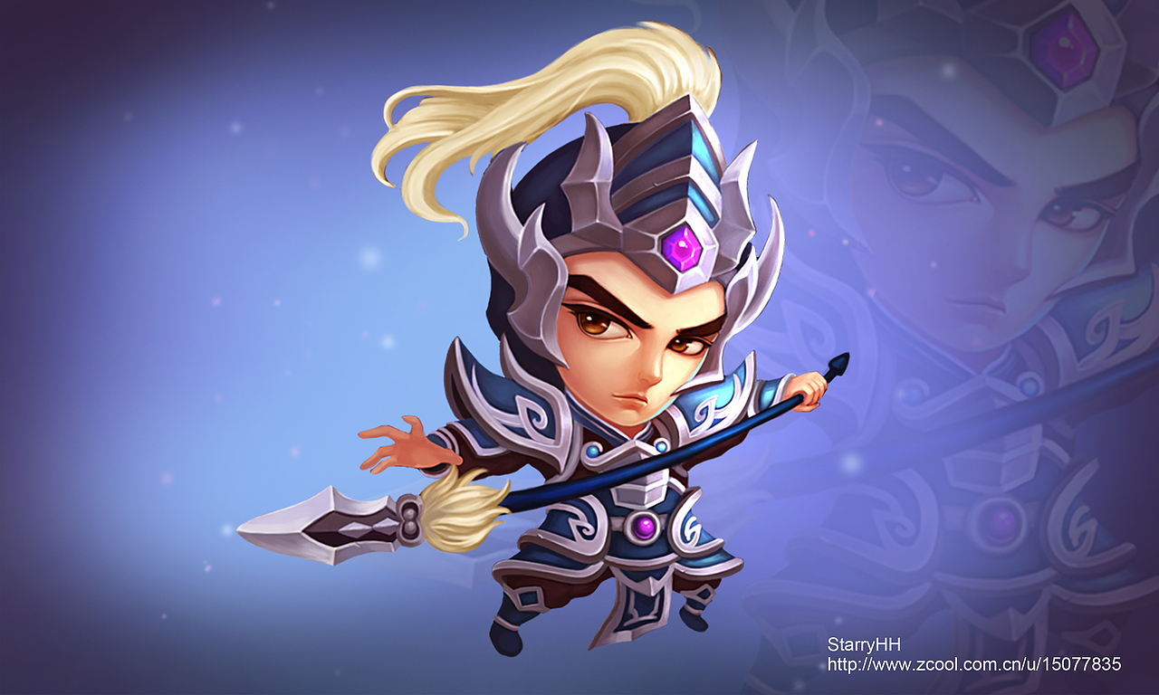 q版三国人物原画设计