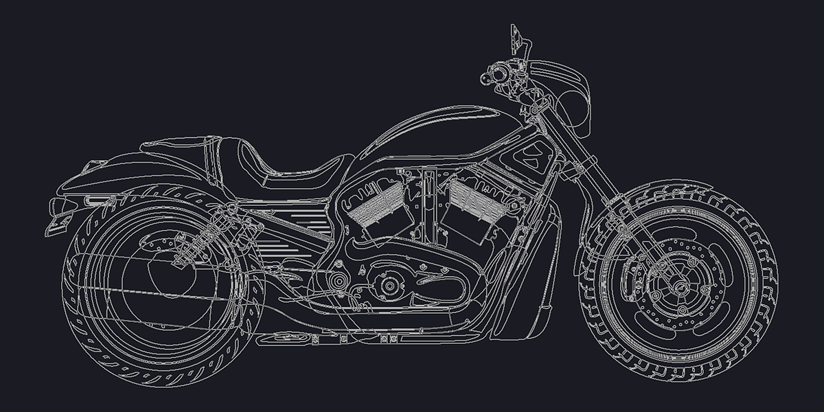 Harley Davidson 绘制过程（图ZMTE3ODMxNDI4） - 图标 - 站酷设计师FlyPark原创素材 - 站酷ZCOOL