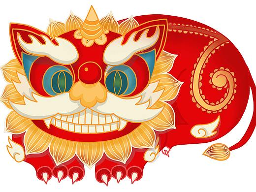 国风新年插画元素