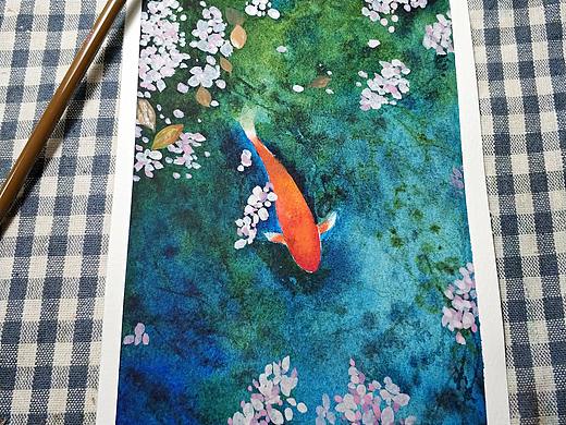 锦鲤锦鲤求好运!