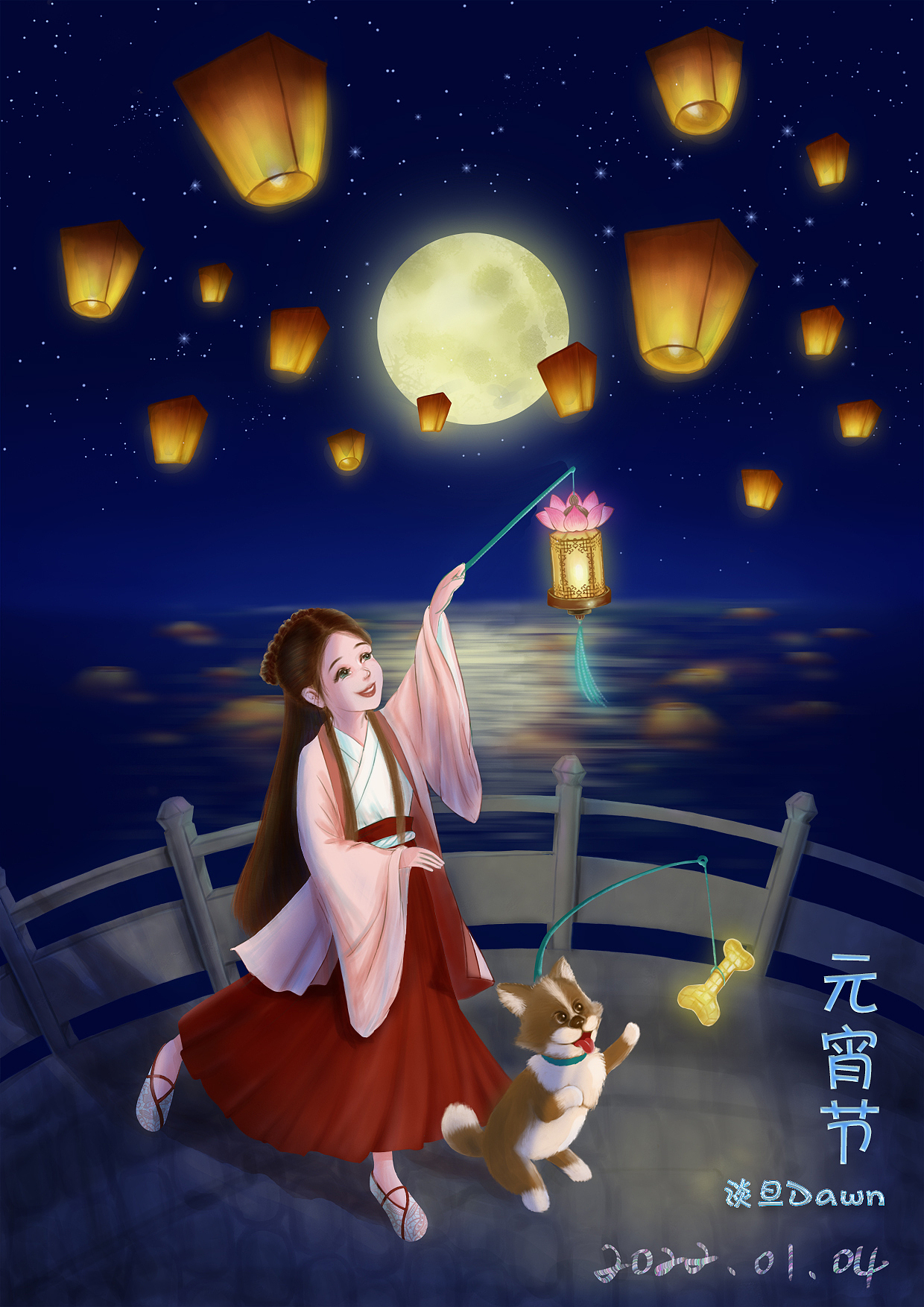 我与派特系列插画（图ZMjg1MzA0Mzg0） - 绘本 - 站酷设计师淡旦Dawn原创素材 - 站酷ZCOOL
