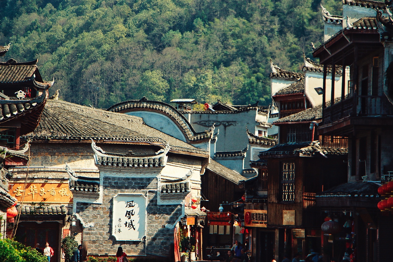 鳳凰古城（图ZMTgzNTQ4NDg4） - 环境/建筑摄影 - 站酷设计师李里哩粒栗原创素材 - 站酷ZCOOL
