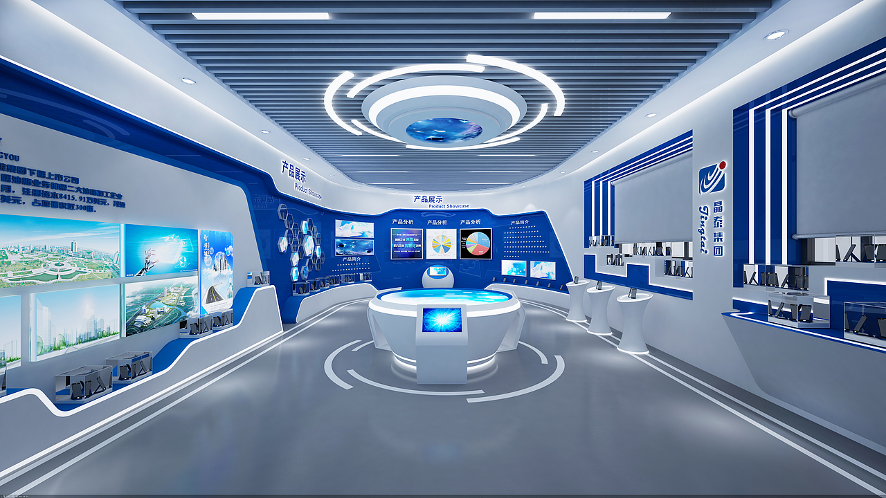 晶泰集团科技展厅（图ZMTg5MzA5MDQw） - 其他三维 - 站酷设计师TR小唐原创素材 - 站酷ZCOOL