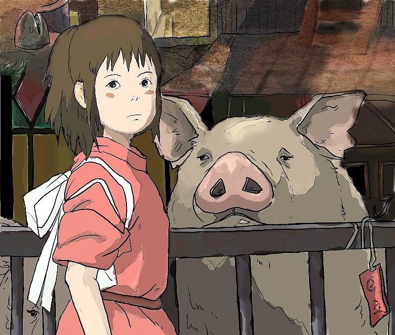 千与千寻原画习作