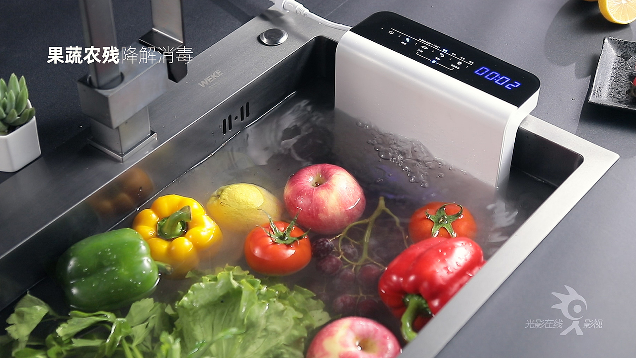 恩瑞可l型果蔬清洗机洗菜机食物消毒机