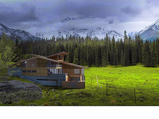 改造建筑效果图（个人主页-ZMjc3MTQ5OTI=） - 景观设计 - 站酷设计师戍成空间原创素材 - 站酷ZCOOL