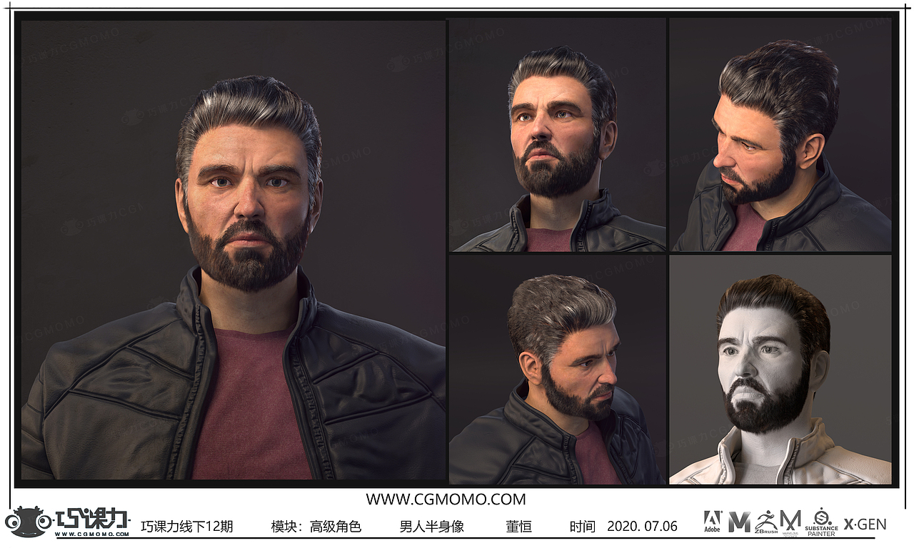 【巧课力CGmomo模型班】线下十二期角色作业