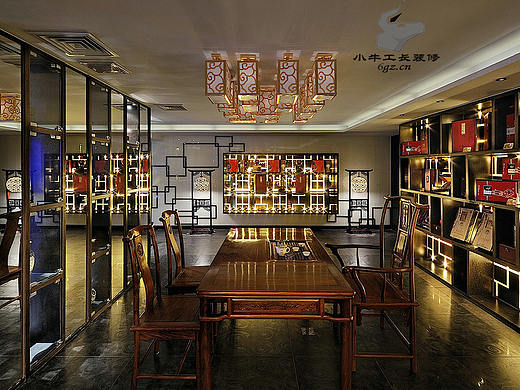北京高档茶楼装修效果图