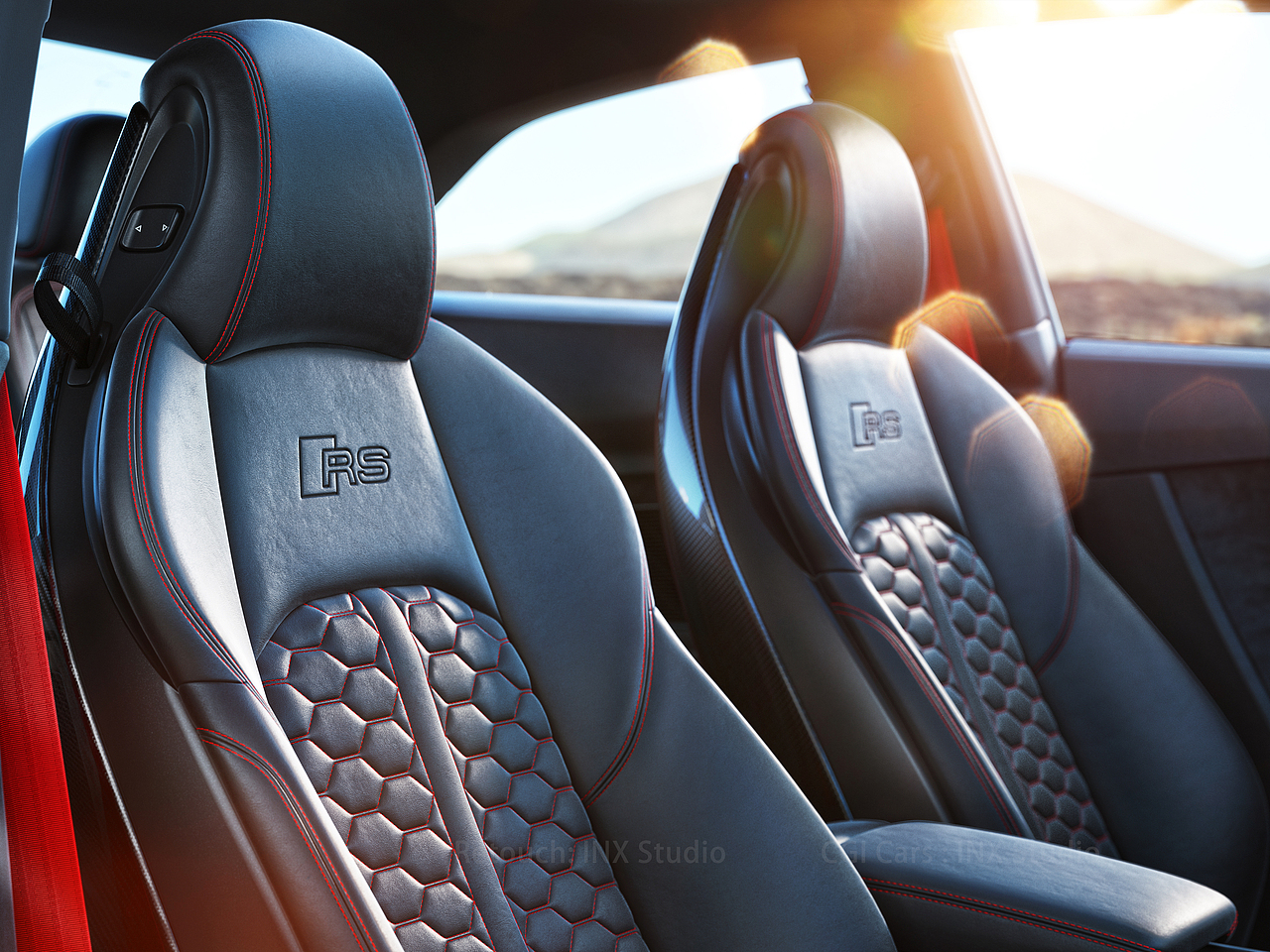 三维汽车渲染奥迪RS5-CGI AUDI RS5 COUPE