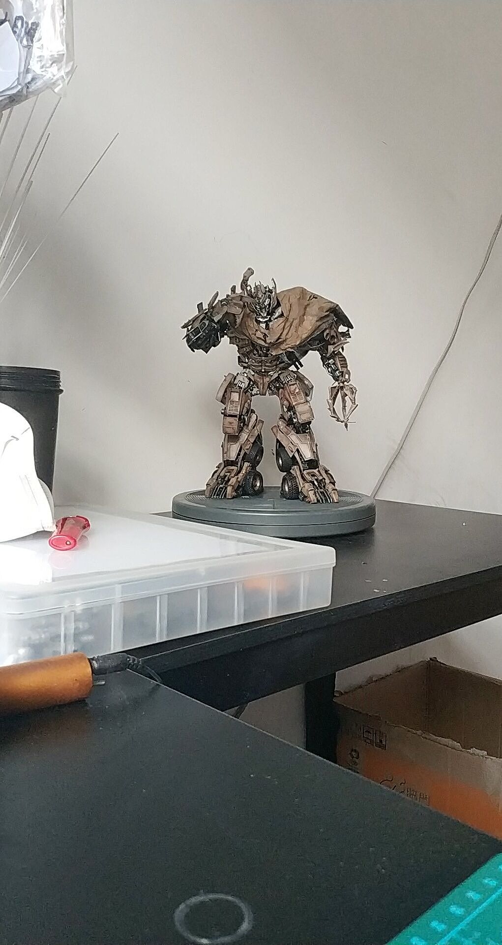 手工胶板作品鉴赏变形金刚系列变3威震天