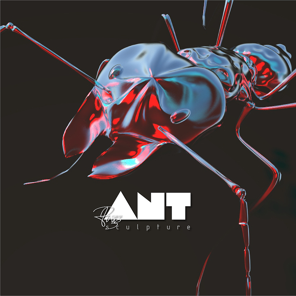 蝼蚁虽小ant系列数字雕刻图形设计