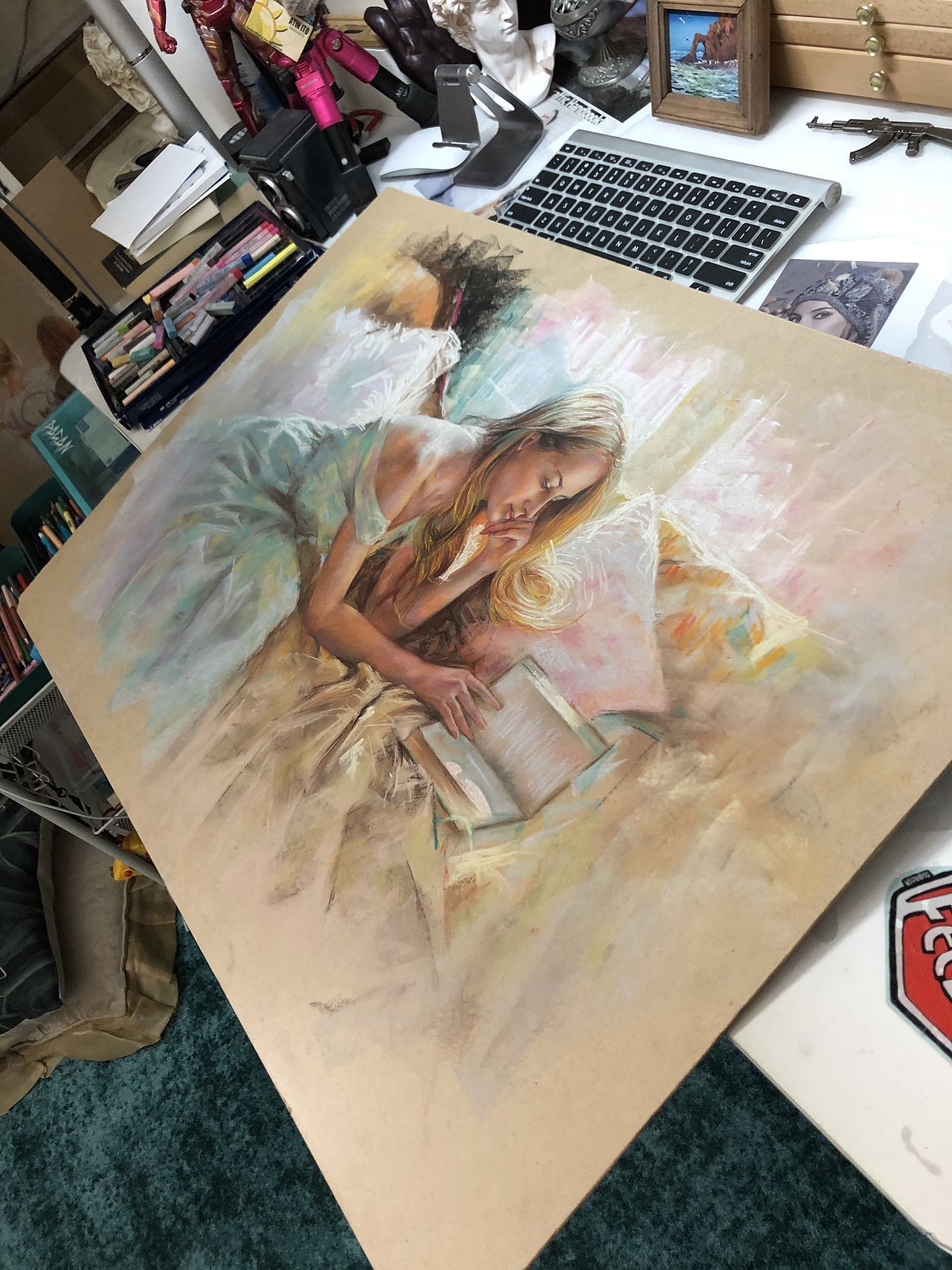 色粉画（图ZMjE1OTk4ODI0） - 绘画 - 站酷设计师苗宁Malik原创素材 - 站酷ZCOOL