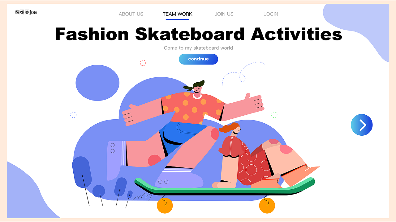 扁平插画人物情绪板（图ZMjU4NTcxMjI0） - 图案 - 站酷设计师圈圈Joa原创素材 - 站酷ZCOOL