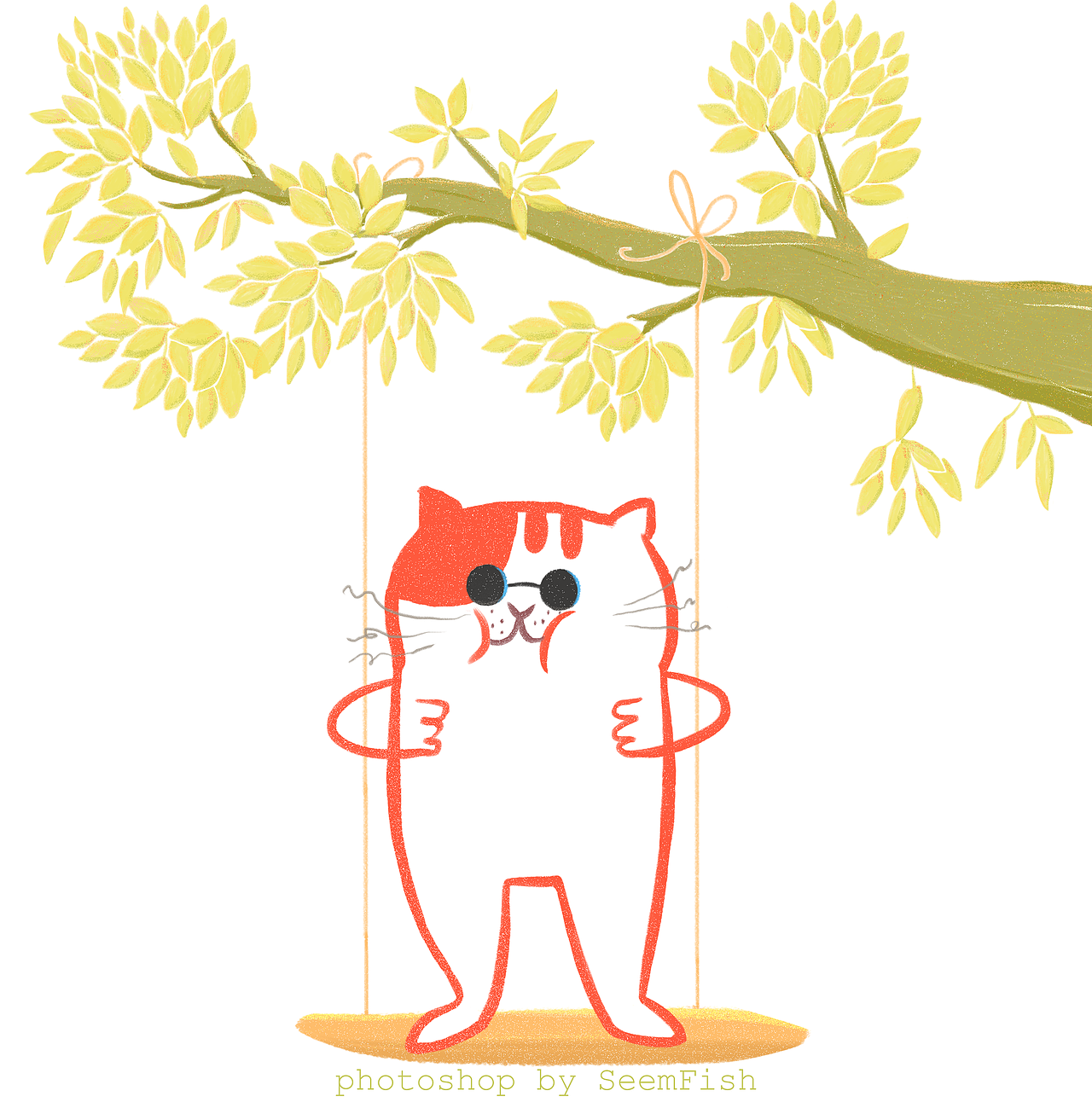 《猫拟人生》（图ZMTk3MDM0NDYw） - 商业插画 - 站酷设计师SeemFish原创素材 - 站酷ZCOOL
