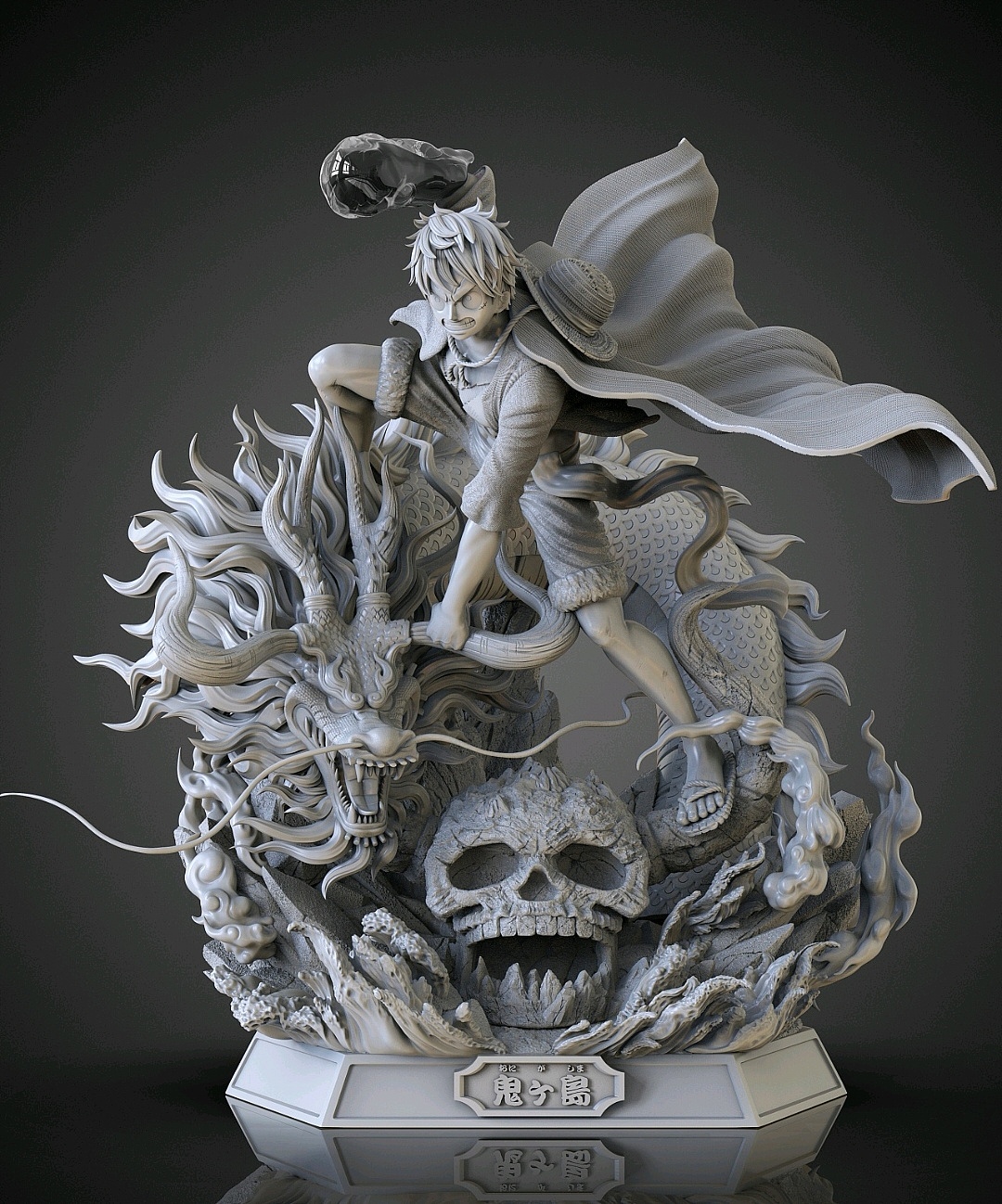 GK手办设计【海贼王】鬼岛路飞