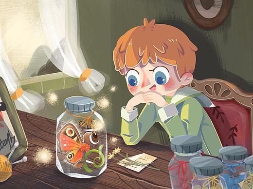 昆虫记儿童插画