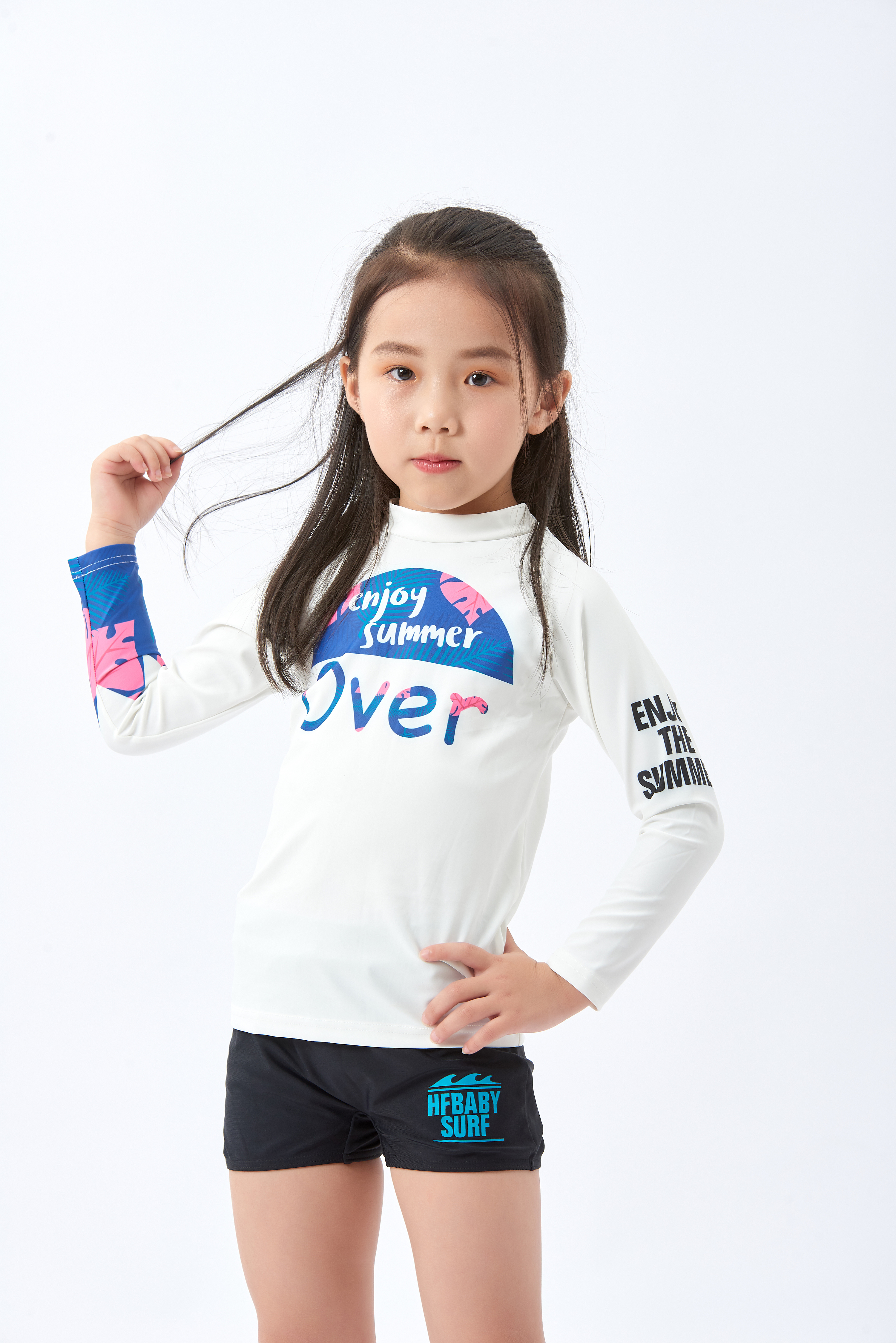 儿童泳装摄影作品