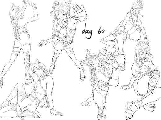 #速写60天挑战赛# day60@速写班长