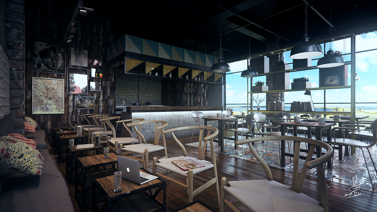 深圳的一家咖啡店（图ZMzkwNjE0MzI=） - 建筑/空间 - 站酷设计师maihc原创素材 - 站酷ZCOOL