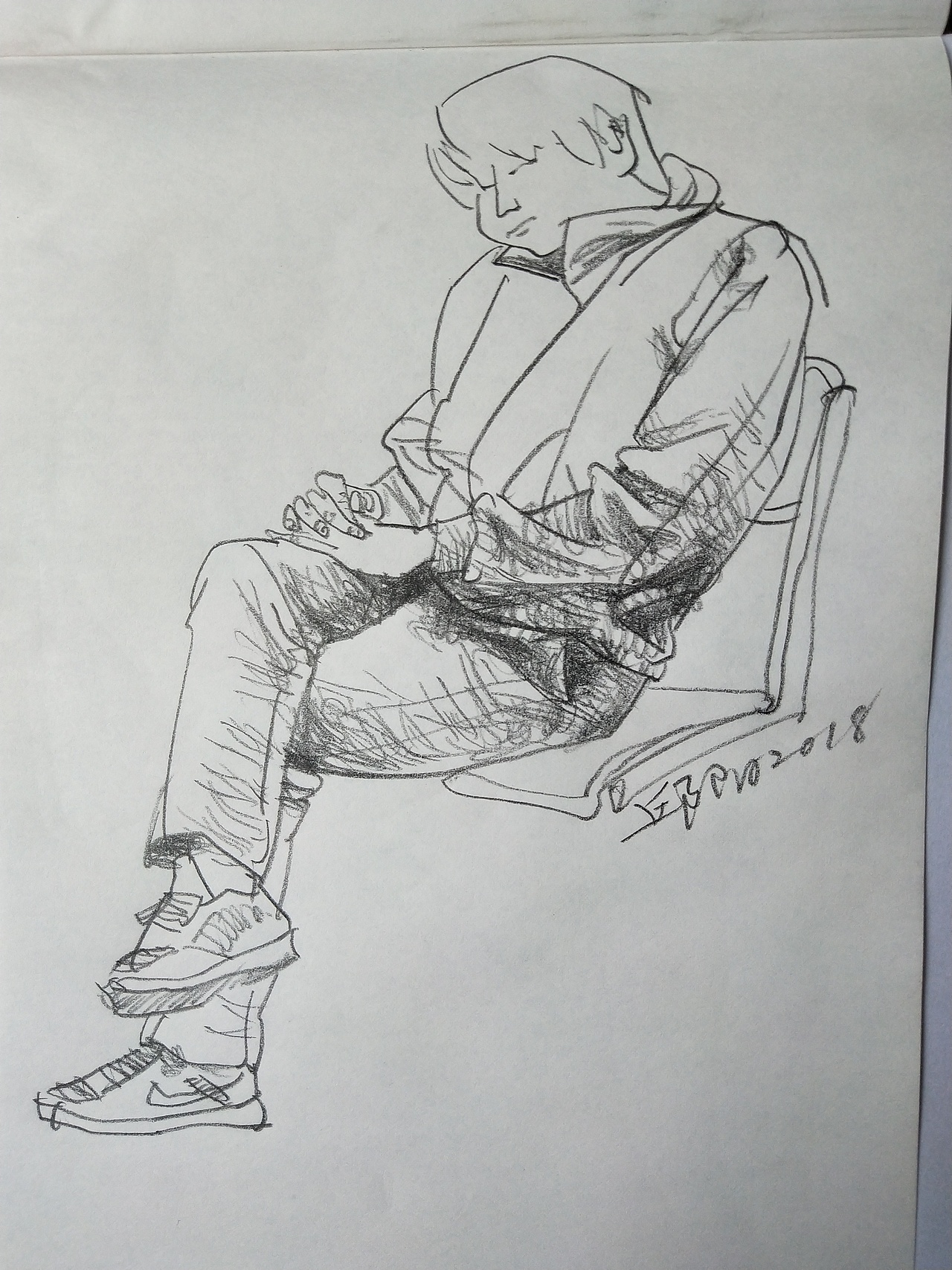 初学画要求准确,后来是生动,再后来是松动