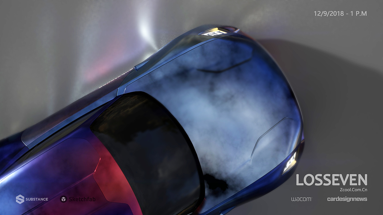 “December embers”The Art Car Texturing Contest（图ZMTM4MTgwODI0） - 其他三维 - 站酷设计师洛柒losseven原创素材 - 站酷ZCOOL