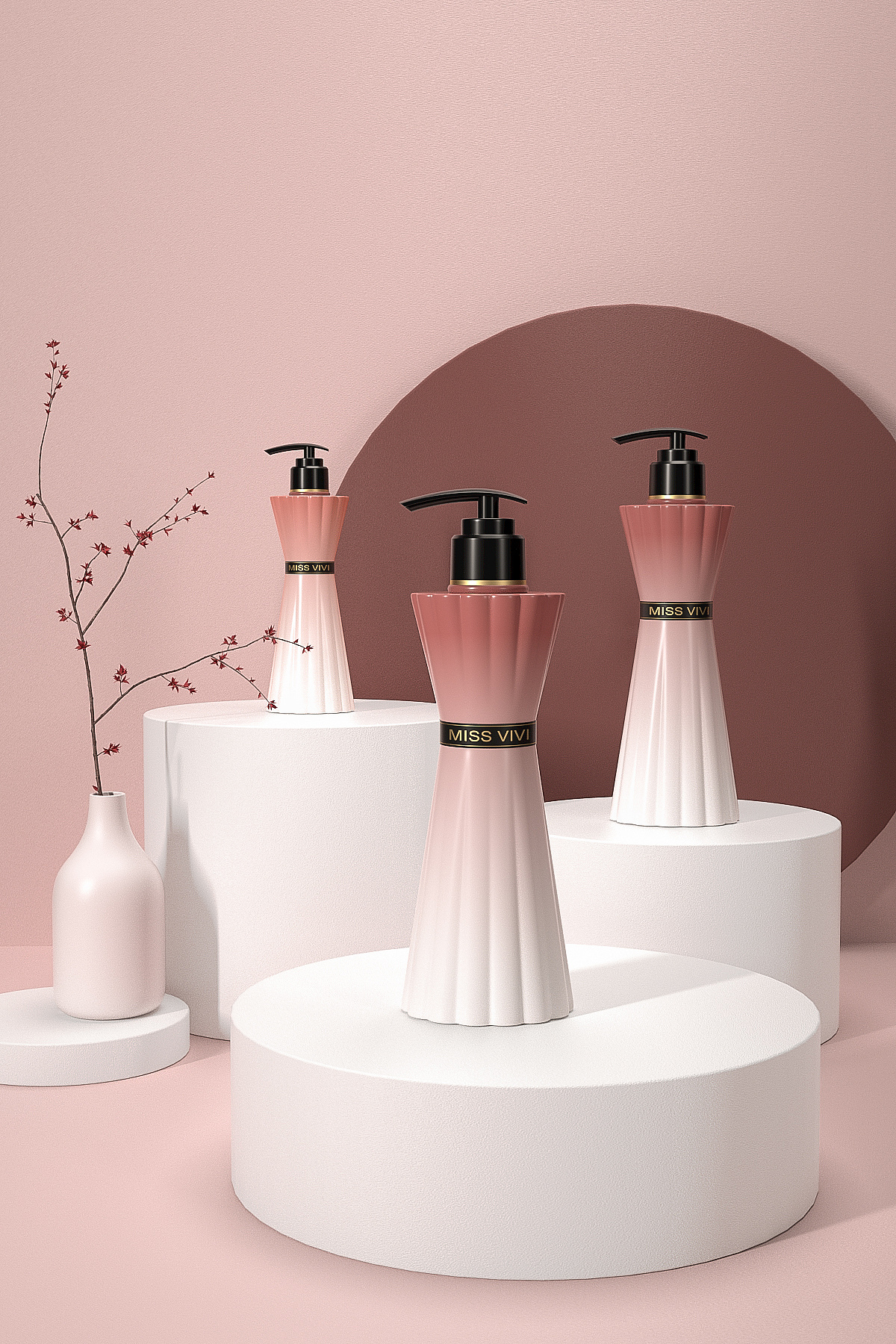 小魔裙揽世创意香氛洗护瓶型设计