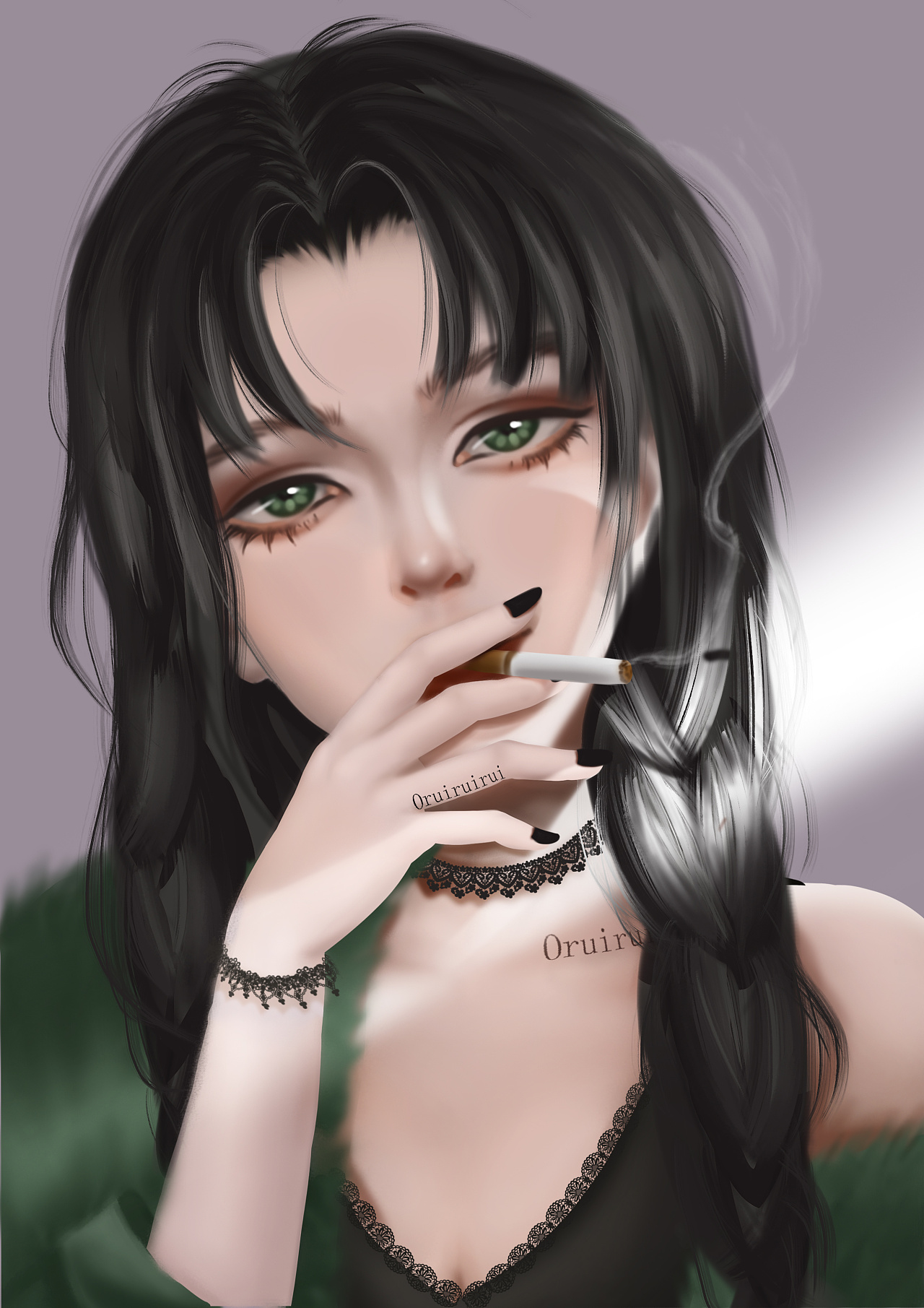 御姐系列|纯艺术|绘画|oruirui蕊 - 原创作品 - 站酷 (zcool)