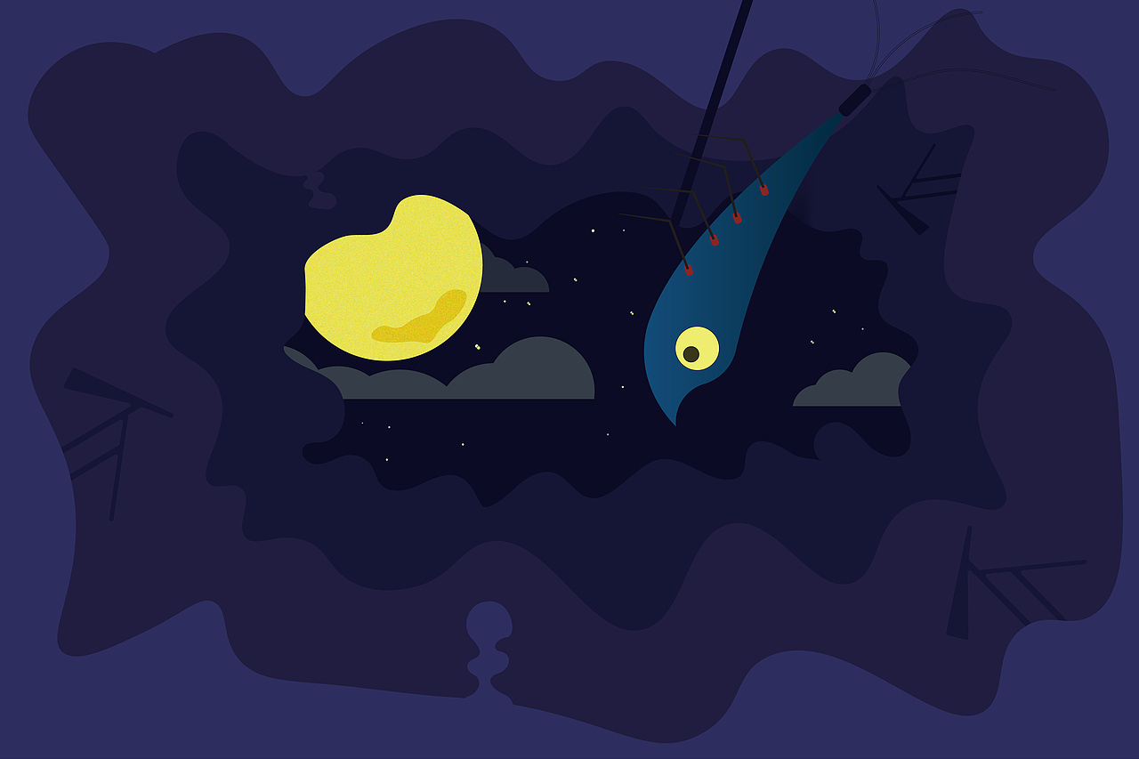 蜉蝣 形象绘制（图ZMTg1MDY0OTYw） - 创作习作 - 站酷设计师笑得真开心原创素材 - 站酷ZCOOL