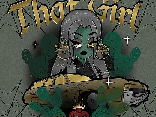 807原创插画|That girl 🧟♀️