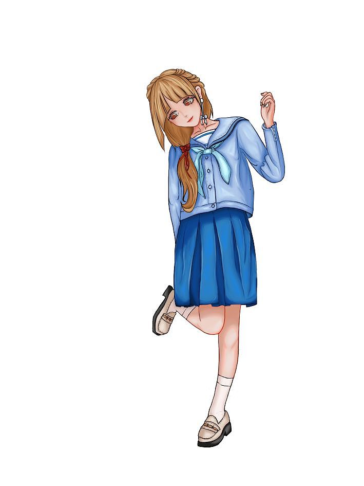 人物全身上色（图ZMzM5MDI4OTcy） - 商业插画 - 站酷设计师L玉芳原创素材 - 站酷ZCOOL