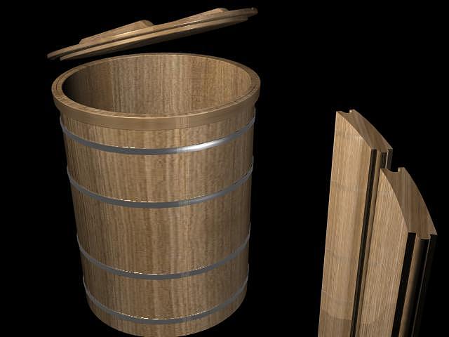 木桶（圖ZMTE2MDY5Mjky） - 生活用品 - 站酷設(shè)計(jì)師whb12345678原創(chuàng)素材 - 站酷ZCOOL