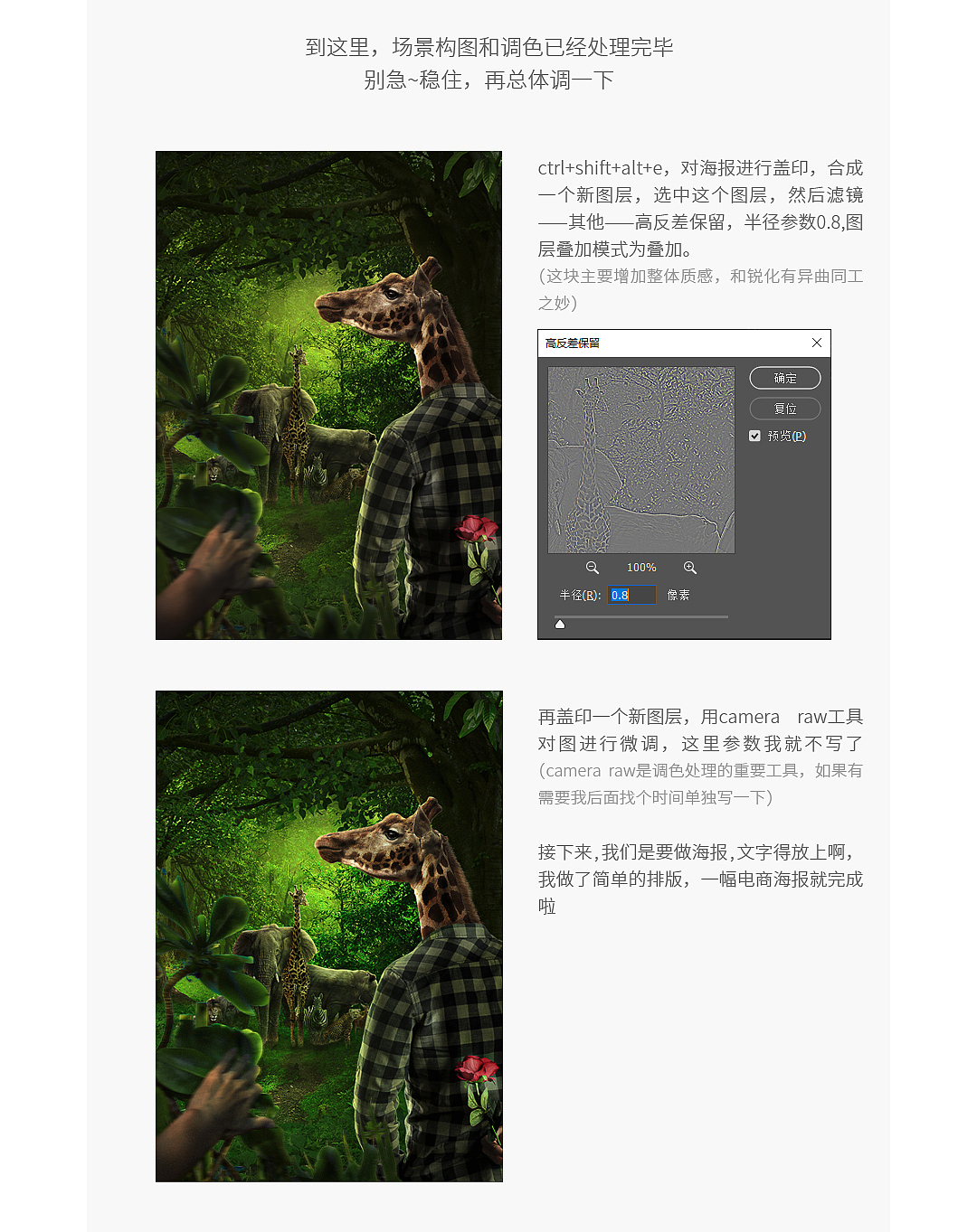 电商海报-夜间动物园