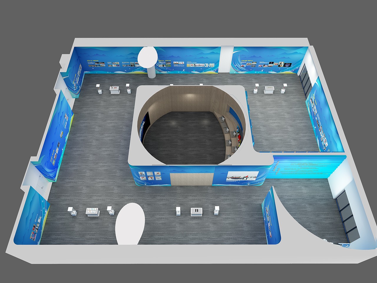 中华体育精神颂|内蒙十四冬站,展厅设计暨物料延展