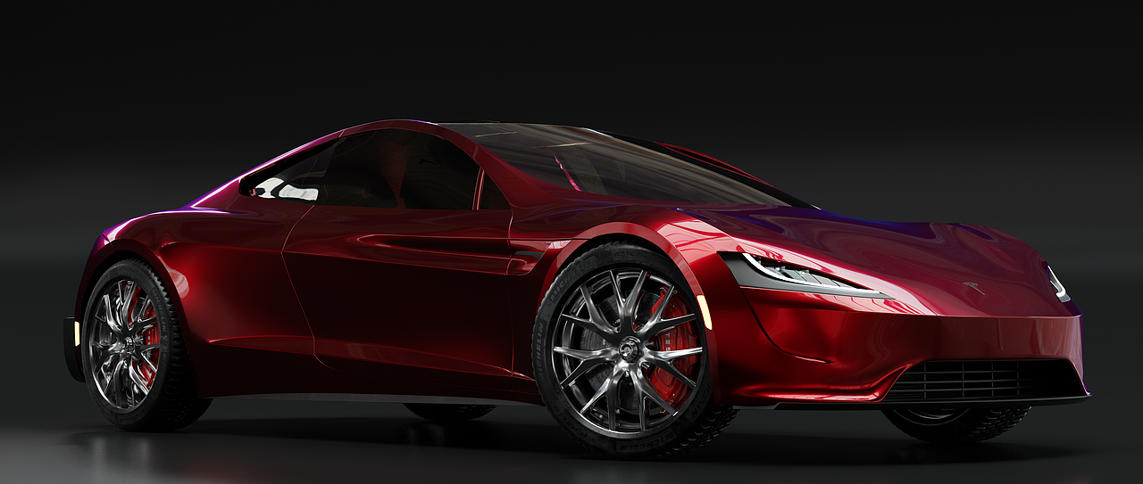 【AFCM】《Releal》特斯拉roadster2 汽车CG