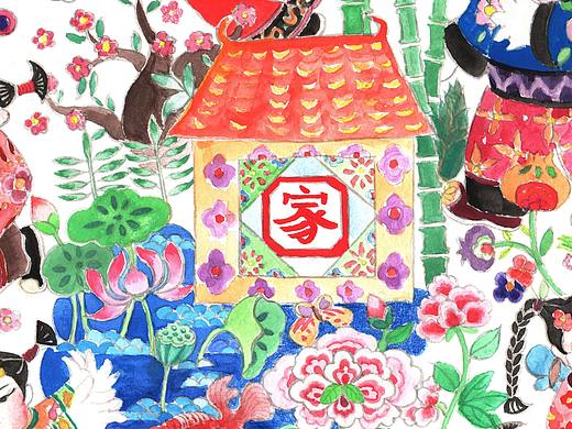 课堂作业 年画风