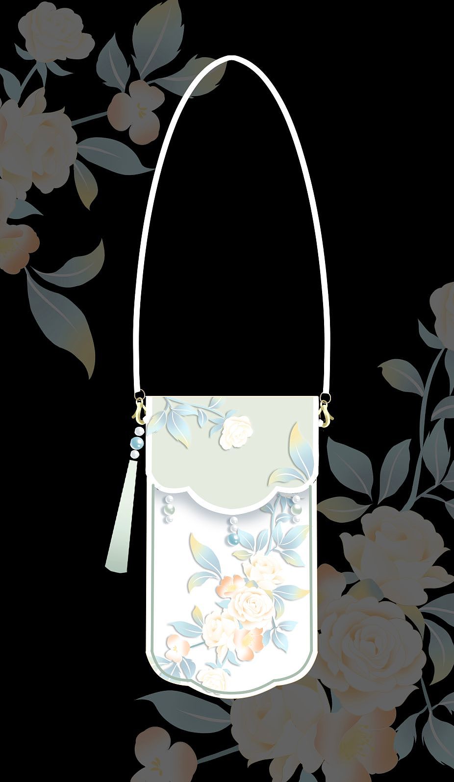 汉服设计*宋制褙子+四破三裥裙