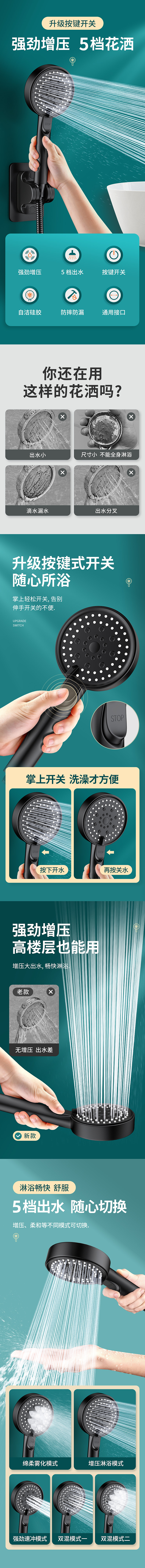 夫子視覺 花灑噴頭商業(yè)詳情頁 網(wǎng)頁 詳情頁設(shè)計 電商（圖ZMjg1ODE0NTE2） - 電商 - 站酷設(shè)計師夫子視覺原創(chuàng)素材 - 站酷ZCOOL